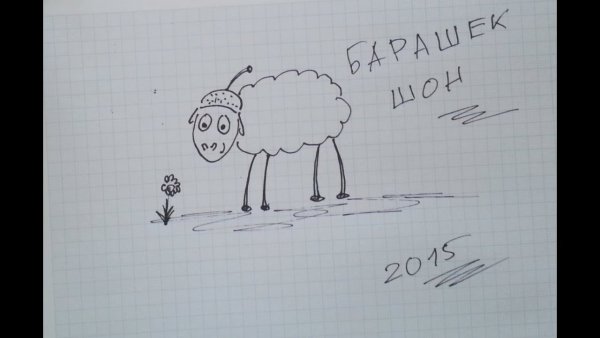 барашек рисунок ручкой 168 фото