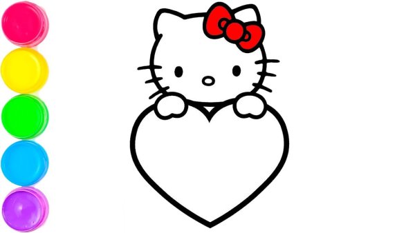 рисунки hello kitty легкие 188 фото